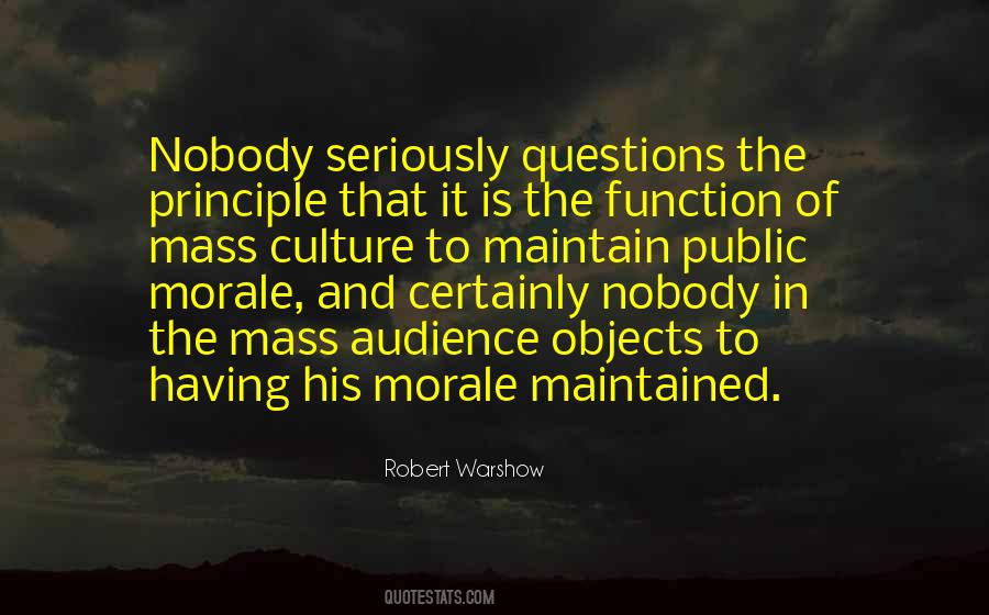 Robert Warshow Quotes #1631148 Robert Warshow Quotes #1631148