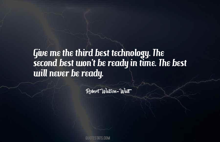 Robert Watson-Watt Quotes #402167