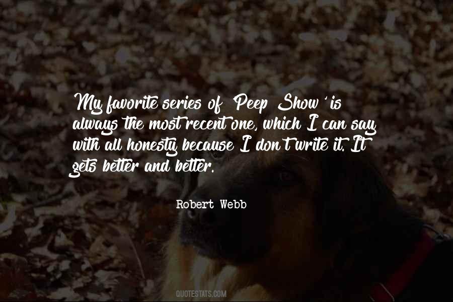 Robert Webb Quotes #1561628