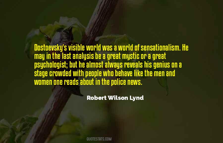 Robert Wilson Lynd Quotes #1489300