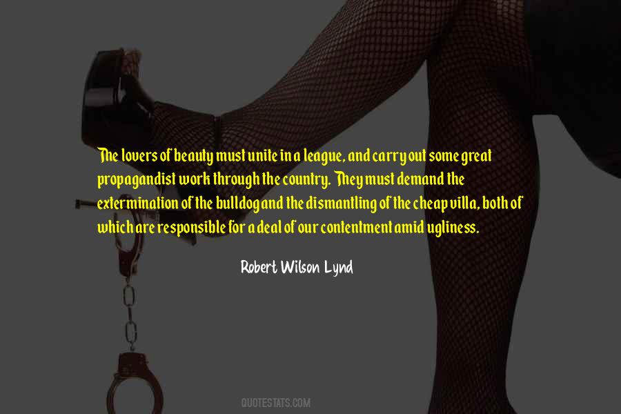 Robert Wilson Lynd Quotes #356948