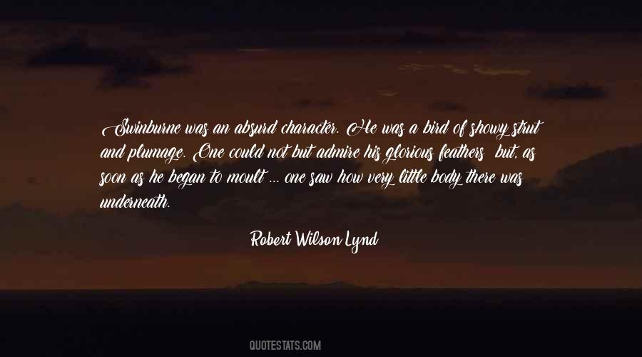 Robert Wilson Lynd Quotes #609817