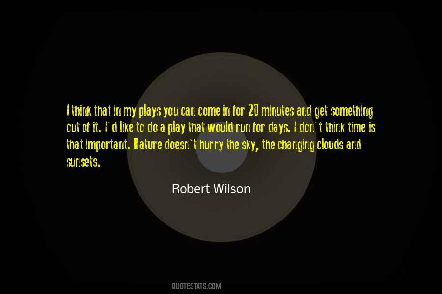 Robert Wilson Quotes #537159