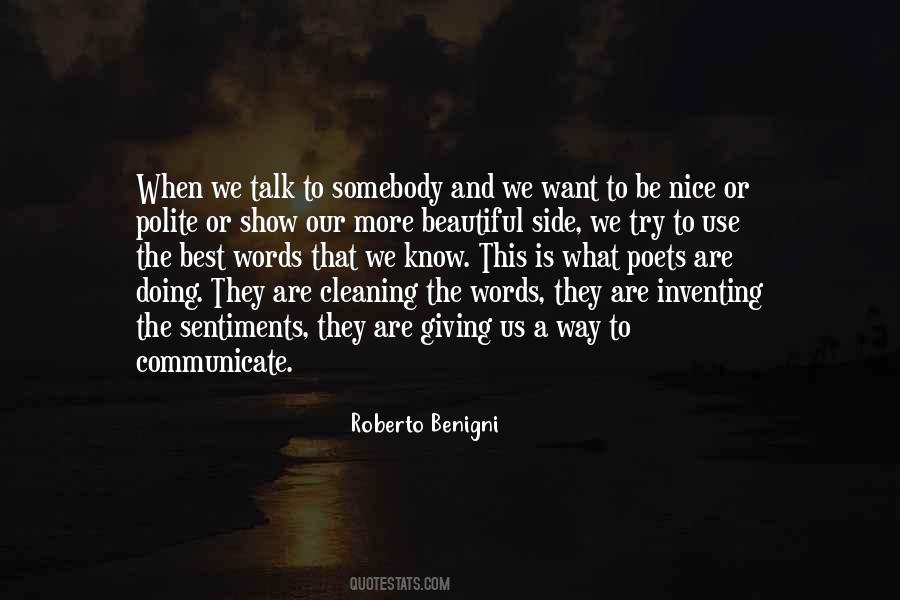 Roberto Benigni Quotes #1781004