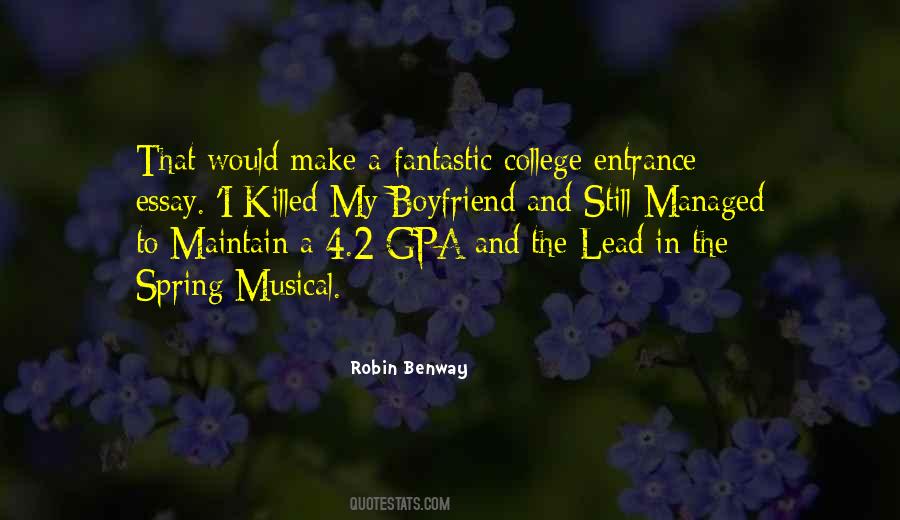 Robin Benway Quotes #706972