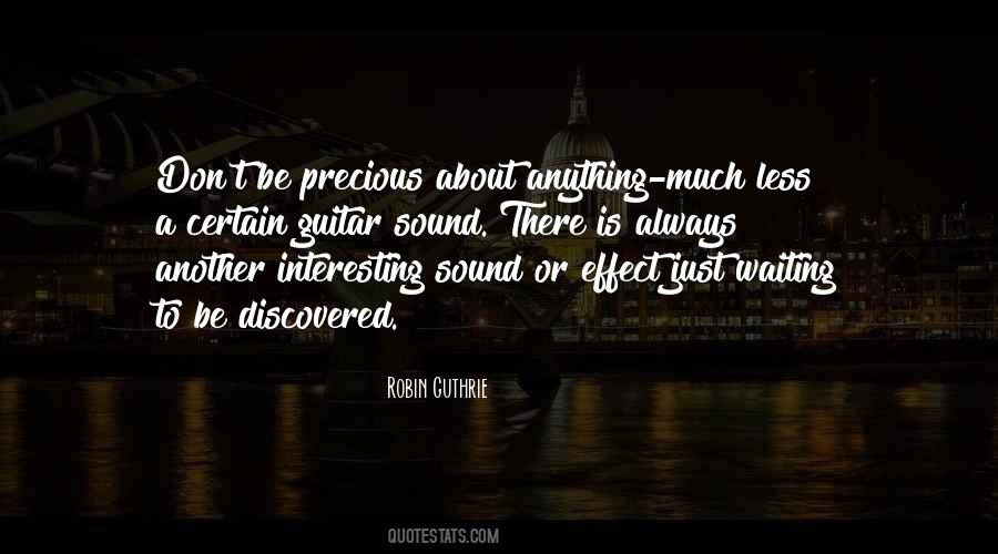 Robin Guthrie Quotes #1684070 Robin Guthrie Quotes #1684070