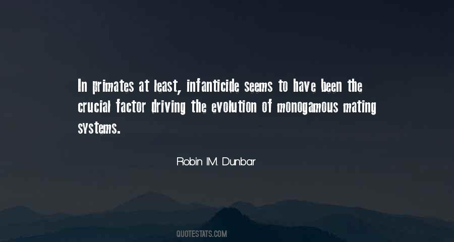 Robin I.M. Dunbar Quotes #894888 Robin I.M. Dunbar Quotes #894888