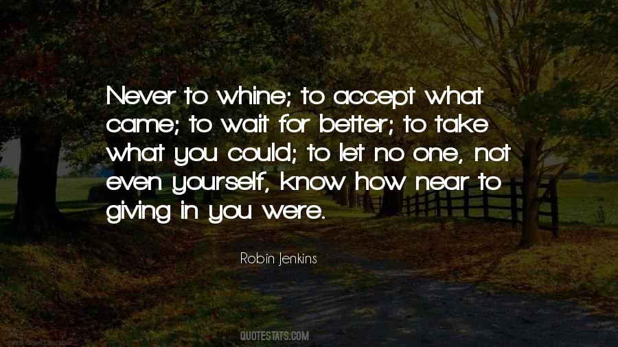 Robin Jenkins Quotes #1558072