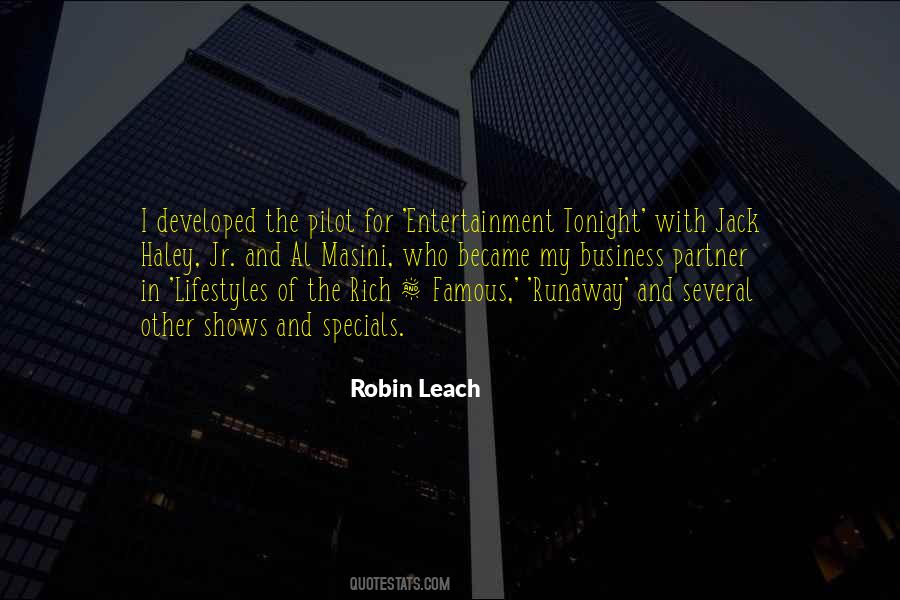 Robin Leach Quotes #1719697