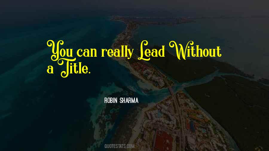 Robin Sharma Quotes #125947