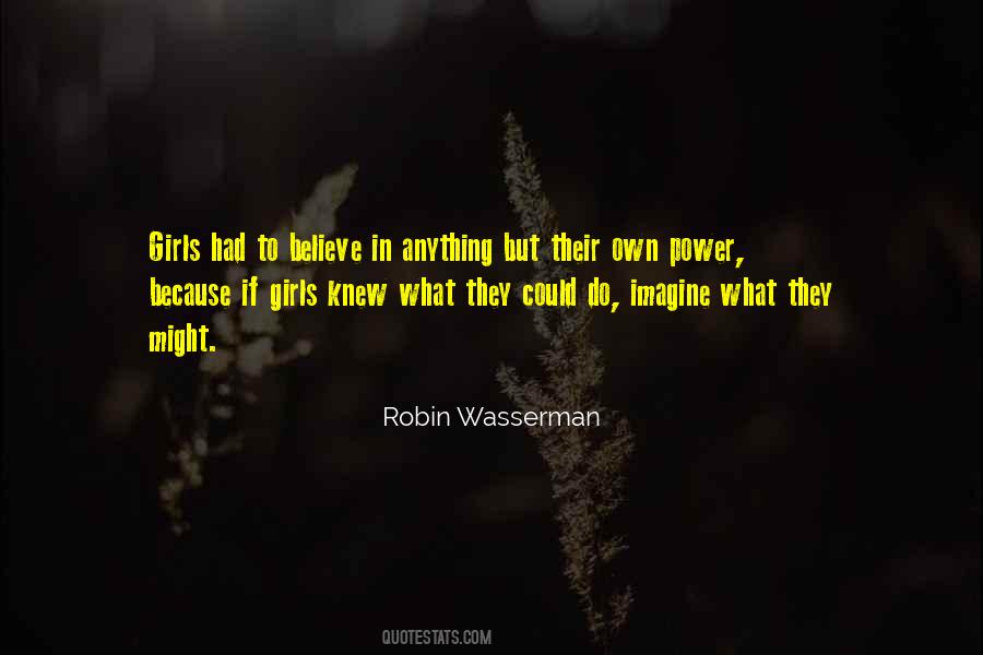 Robin Wasserman Quotes #129128