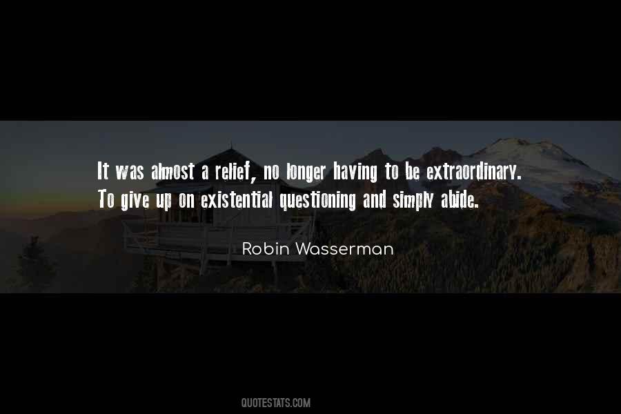 Robin Wasserman Quotes #1352025