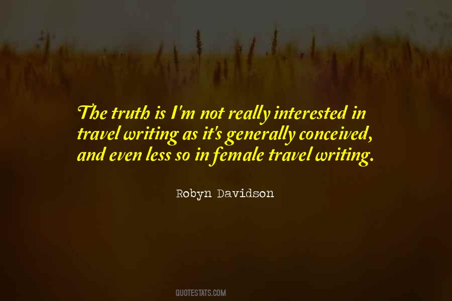 Robyn Davidson Quotes #1800507