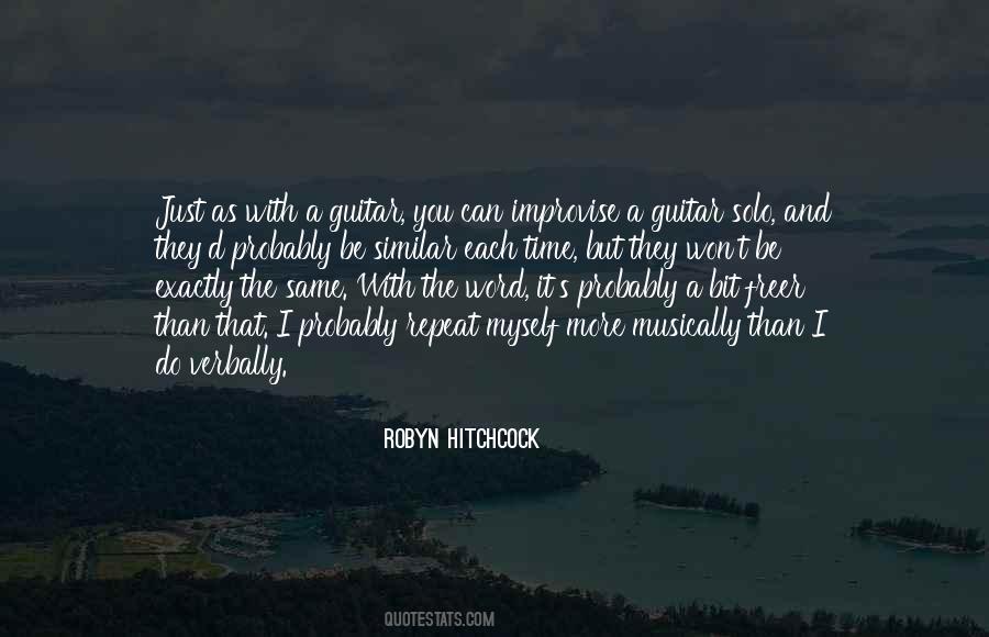 Robyn Hitchcock Quotes #1053987