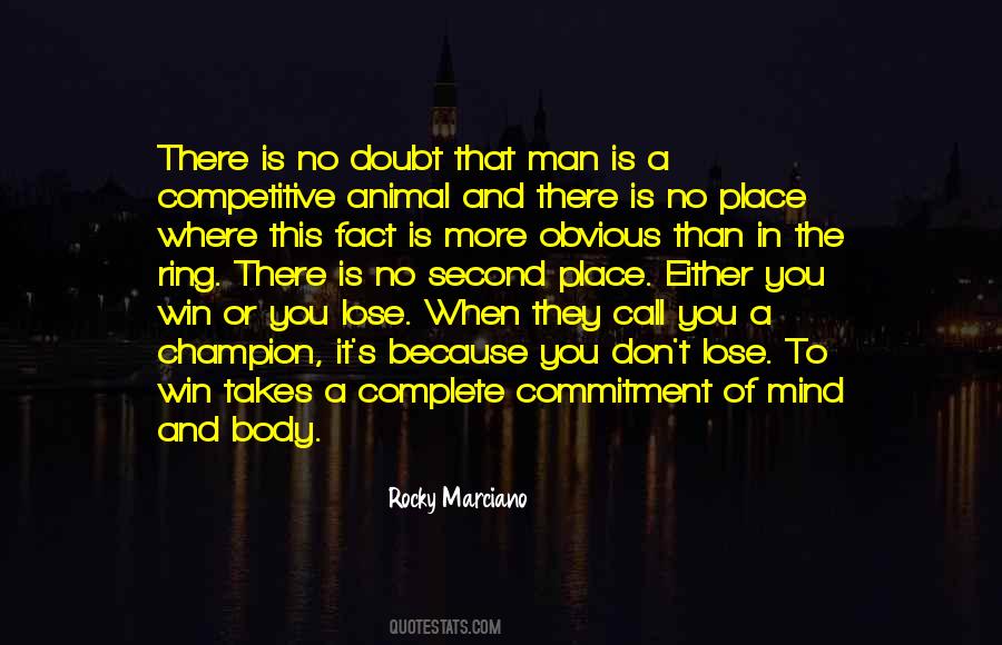 Rocky Marciano Quotes #1099443