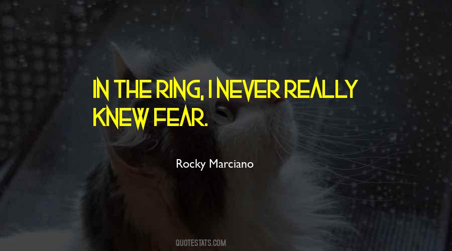 Rocky Marciano Quotes #440105