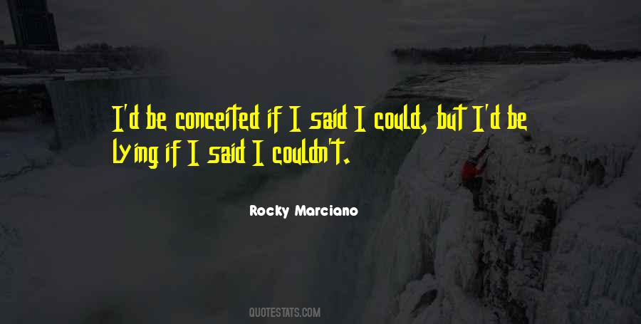 Rocky Marciano Quotes #62201