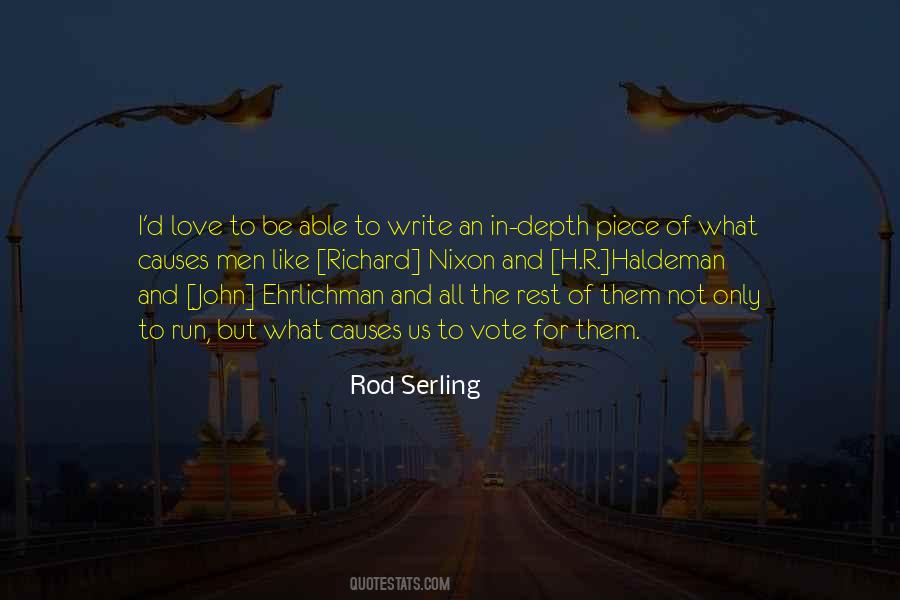 Rod Serling Quotes #1284872