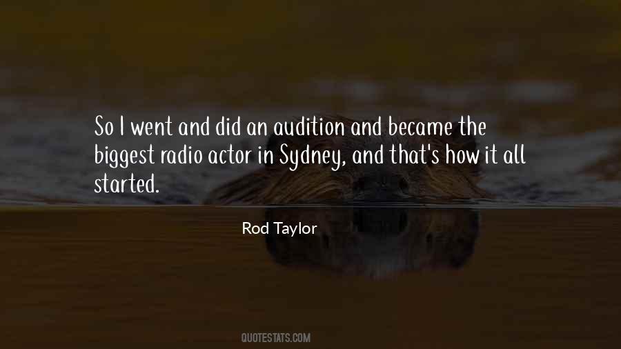 Rod Taylor Quotes #270862
