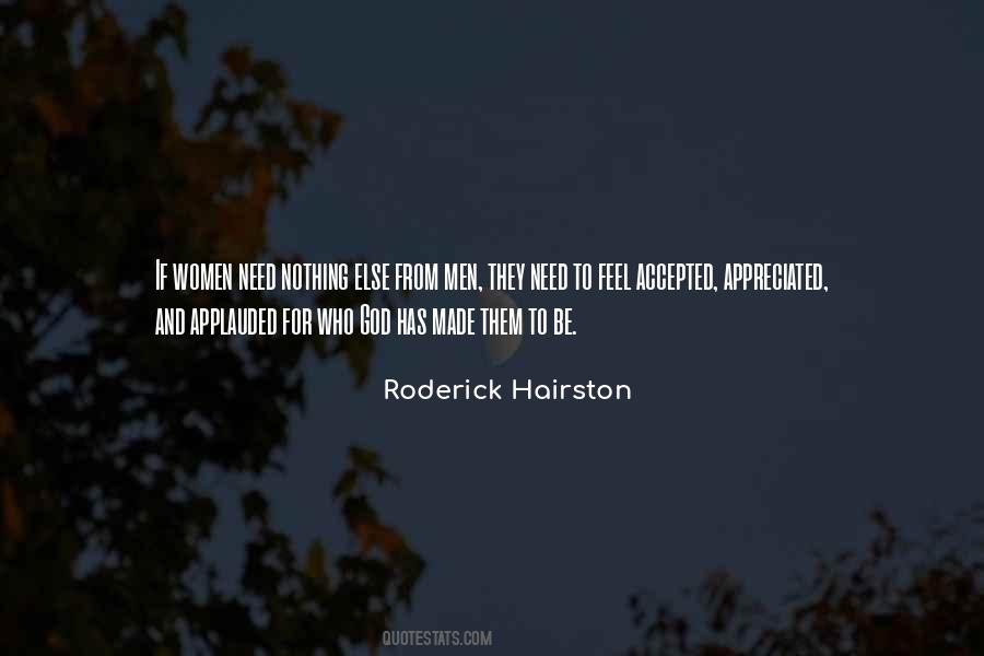 Roderick Hairston Quotes #461939
