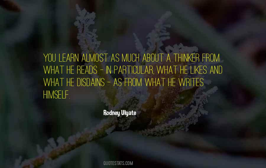Rodney Ulyate Quotes #1176321