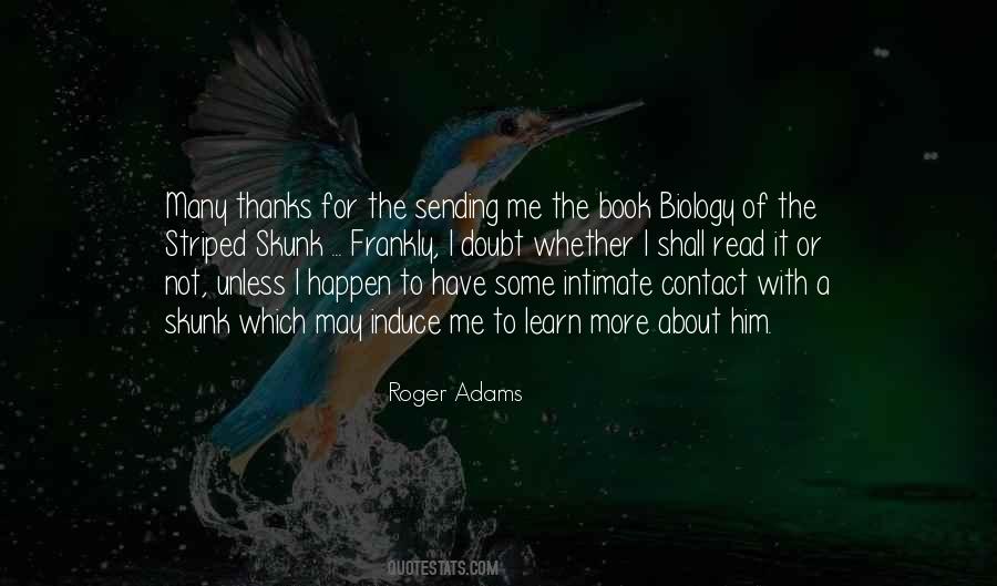 Roger Adams Quotes #1190081