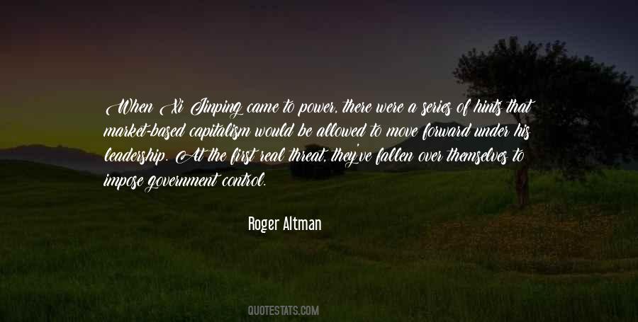 Roger Altman Quotes #1142907