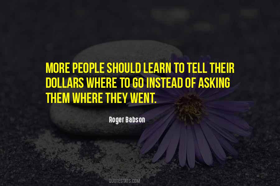 Roger Babson Quotes #1494196