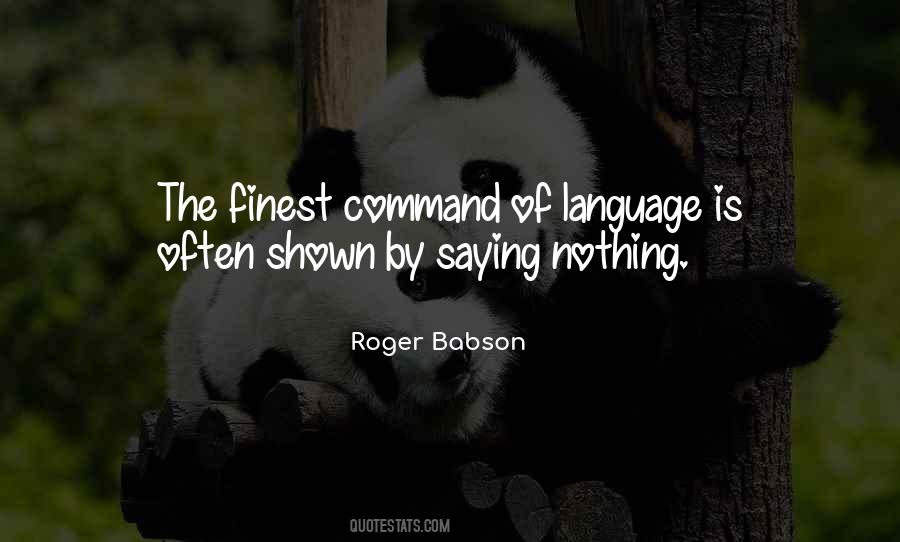 Roger Babson Quotes #59567