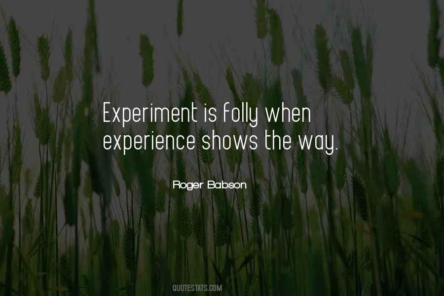 Roger Babson Quotes #814677