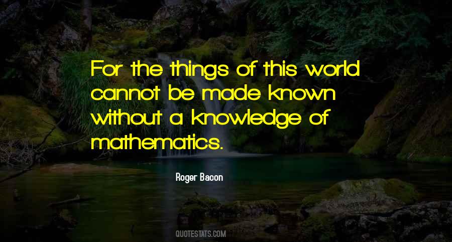 Roger Bacon Quotes #138451