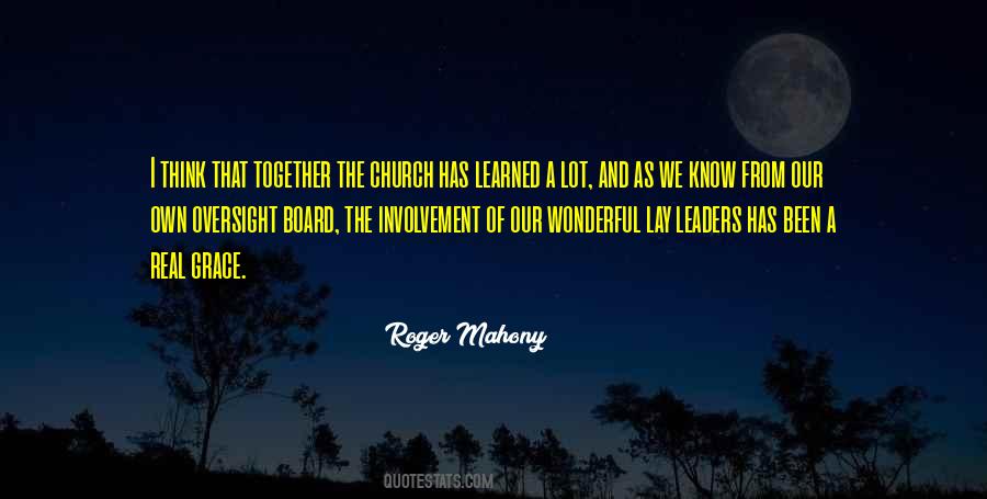 Roger Mahony Quotes #1160173