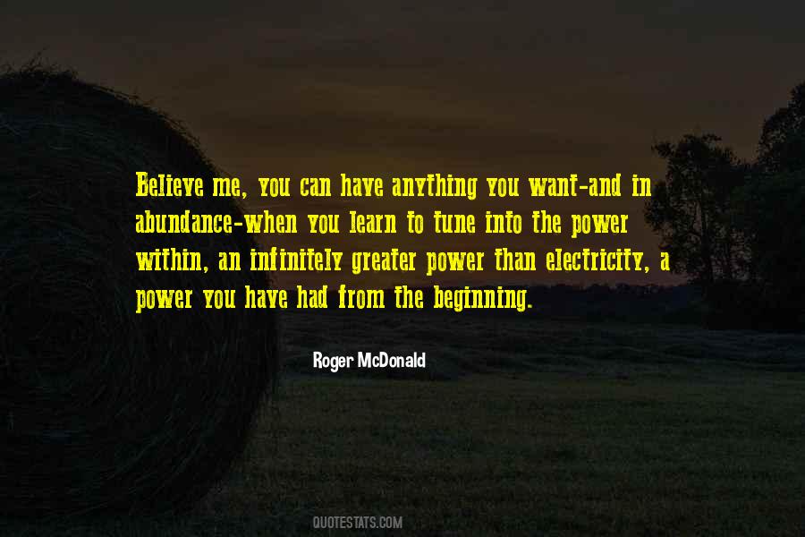 Roger McDonald Quotes #1798312