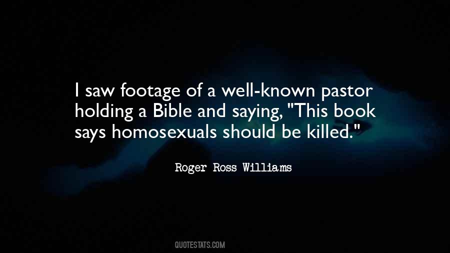 Roger Ross Williams Quotes #1713570