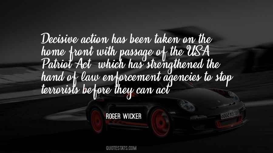 Roger Wicker Quotes #124021