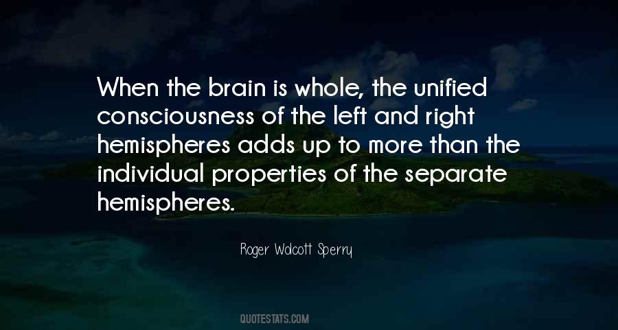 Roger Wolcott Sperry Quotes #921392