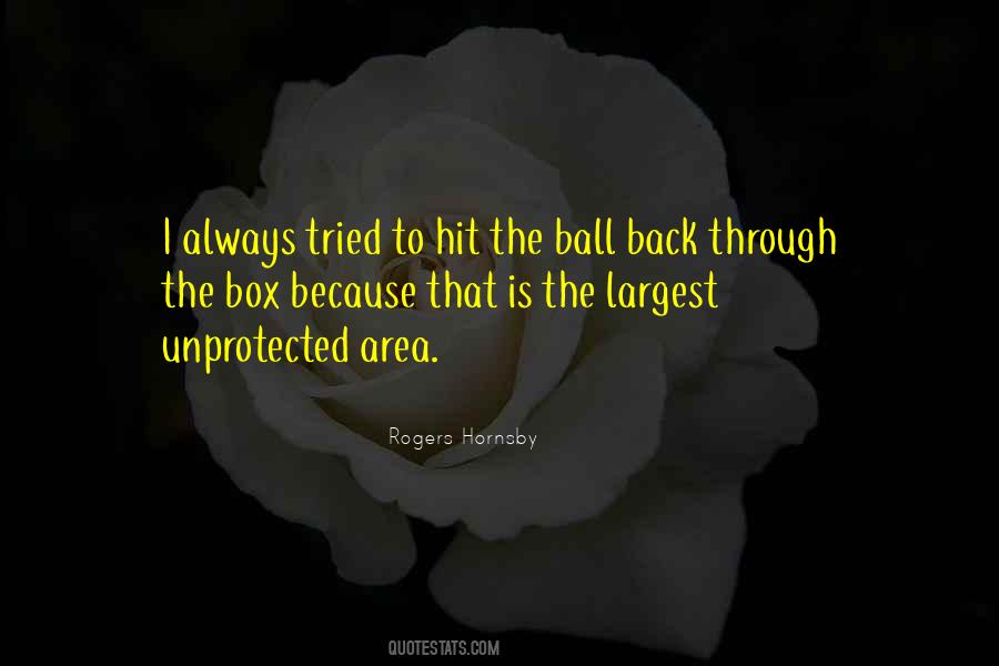 Rogers Hornsby Quotes #1564422
