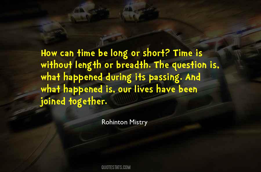 Rohinton Mistry Quotes #1689356