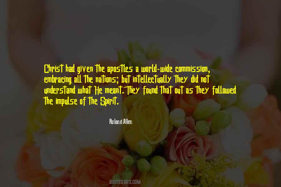 Roland Allen Quotes #234420
