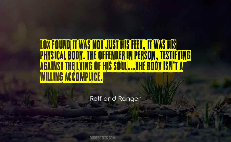 Rolf And Ranger Quotes #1328684 Rolf And Ranger Quotes #1328684