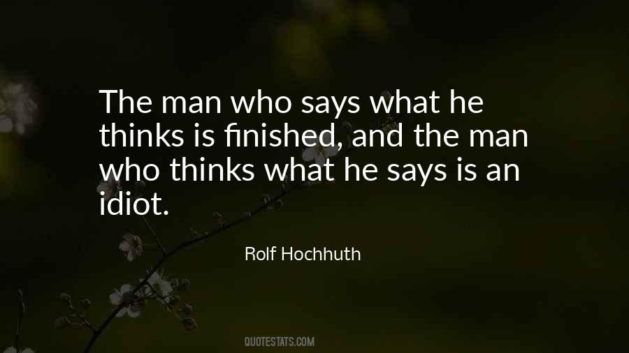 Rolf Hochhuth Quotes #759114