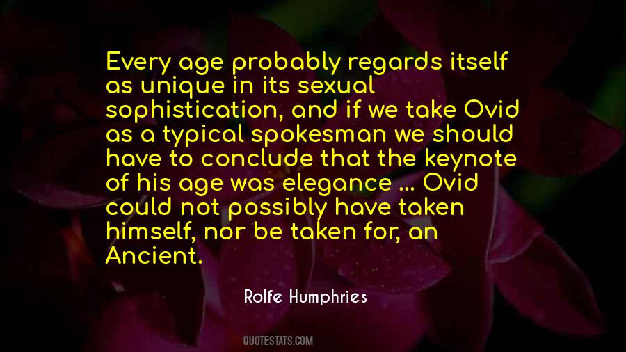 Rolfe Humphries Quotes #1205873