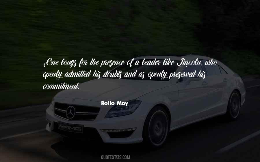 Rollo May Quotes #527139