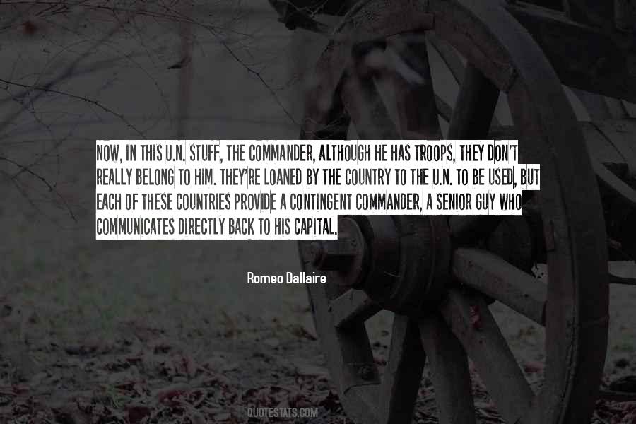 Romeo Dallaire Quotes #923840