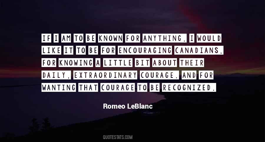 Romeo LeBlanc Quotes #57170