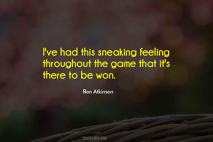 Ron Atkinson Quotes #1352052