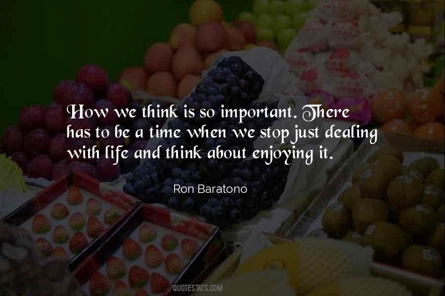 Ron Baratono Quotes #895998