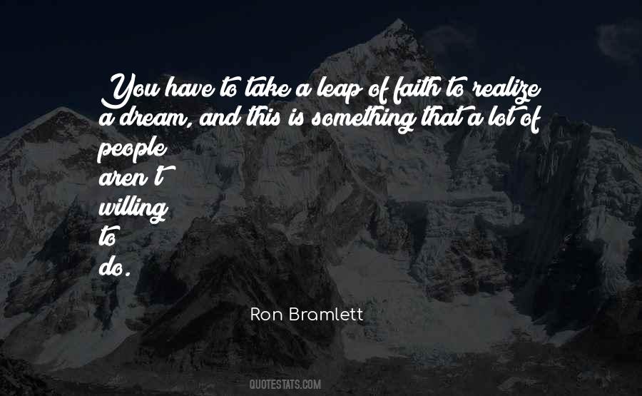 Ron Bramlett Quotes #1075804