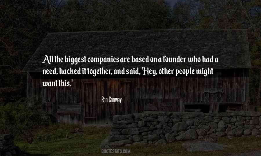 Ron Conway Quotes #1538274 Ron Conway Quotes #1538274