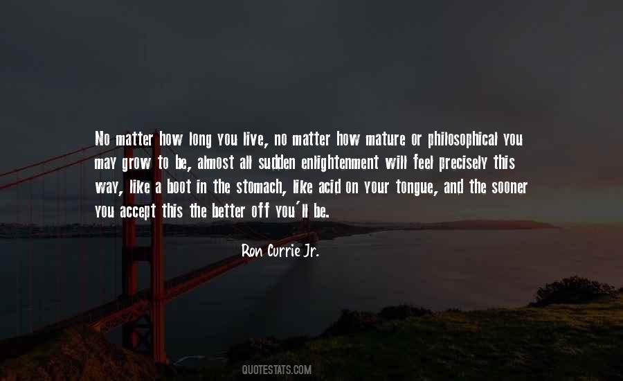 Ron Currie Jr. Quotes #12040